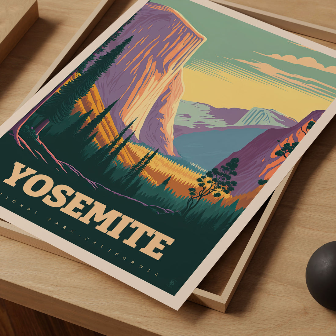 Yosemite National Park, California Travel Poster