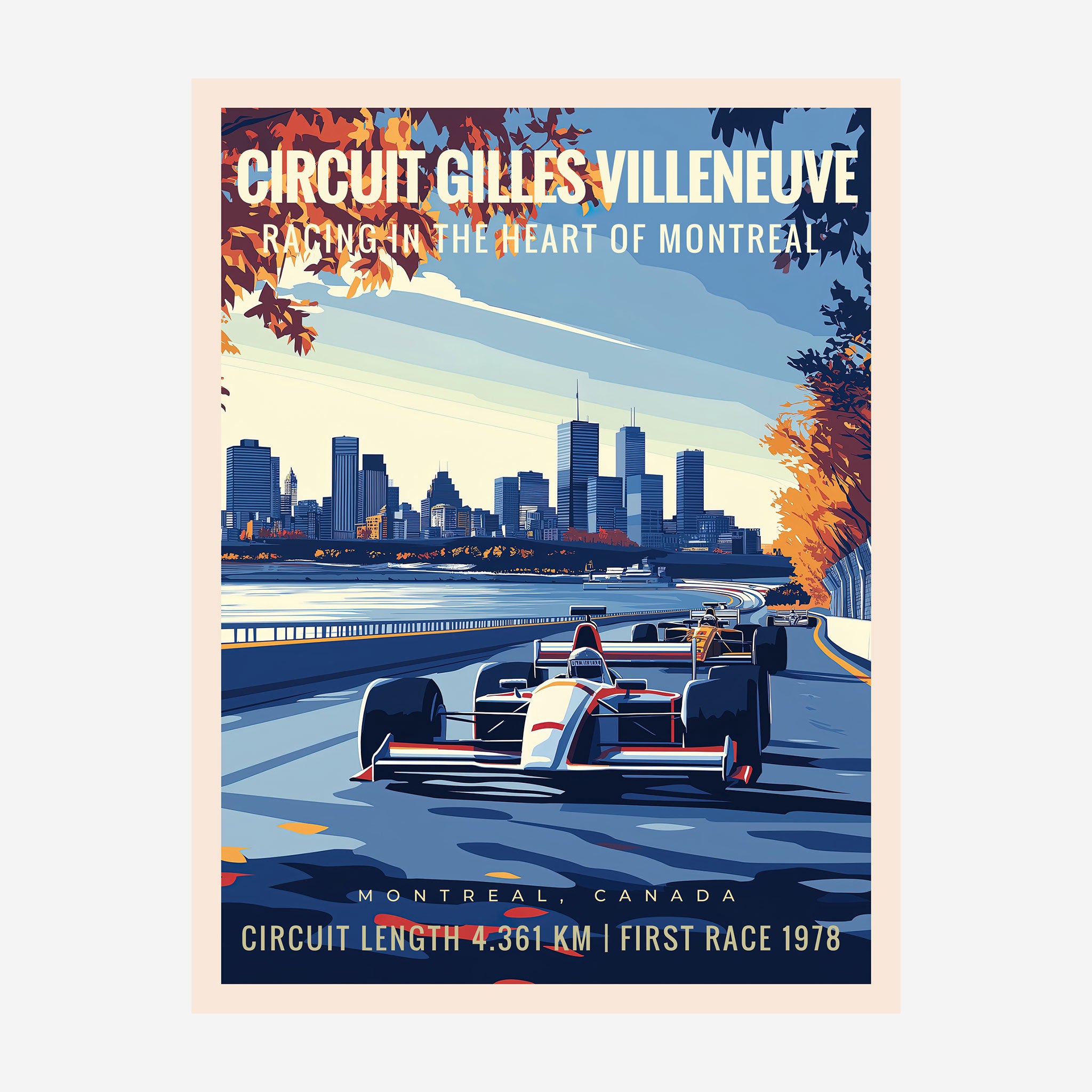 Circuit Gilles Villeneuve Race Track Art