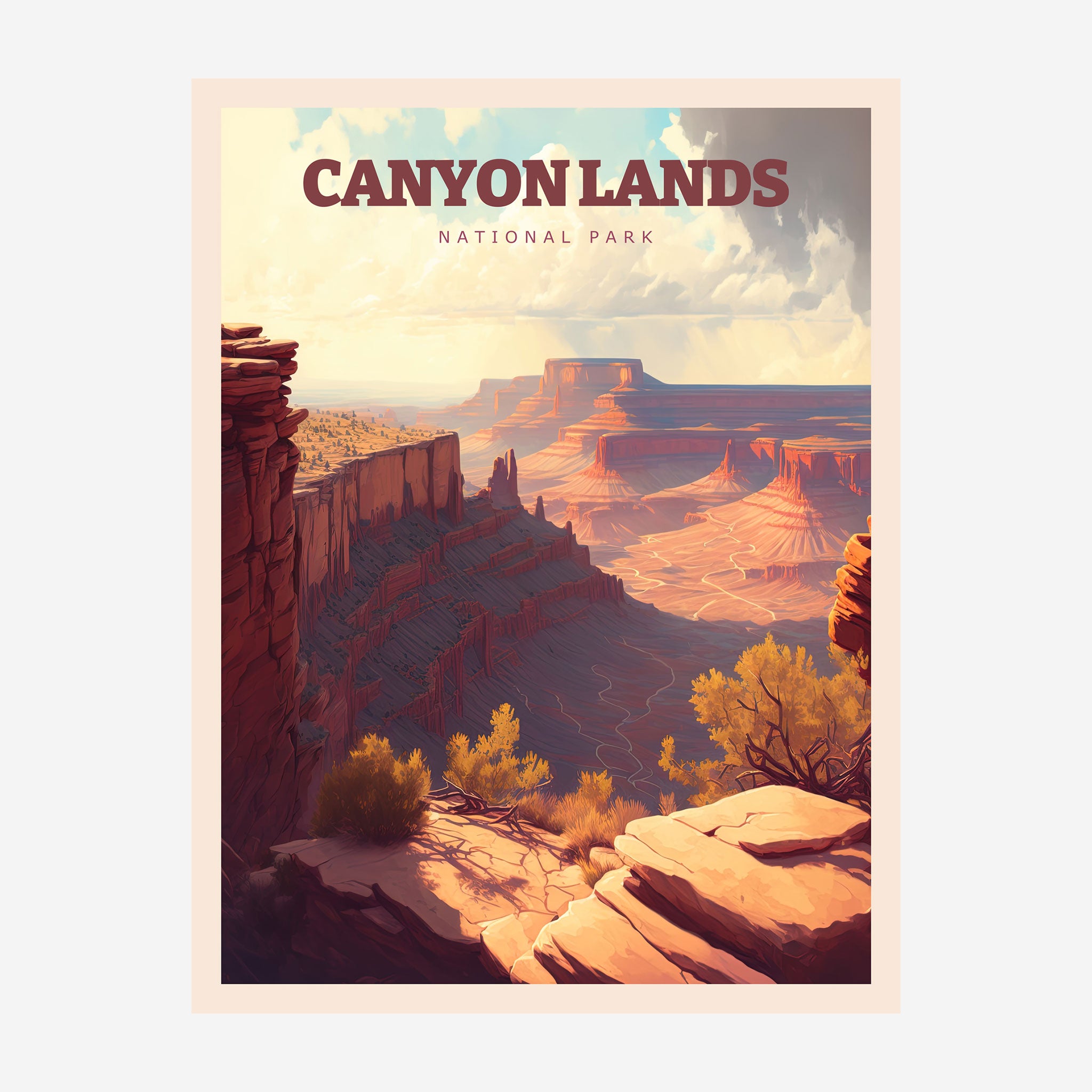 Canyonlands National Park, Utah Travel Poster