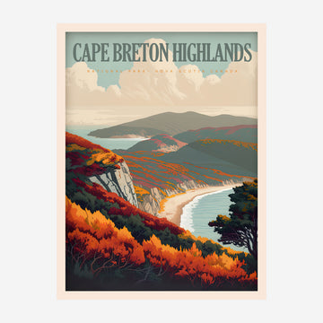 Cape Breton Highlands National Park Poster - Scenic Canada Art Print