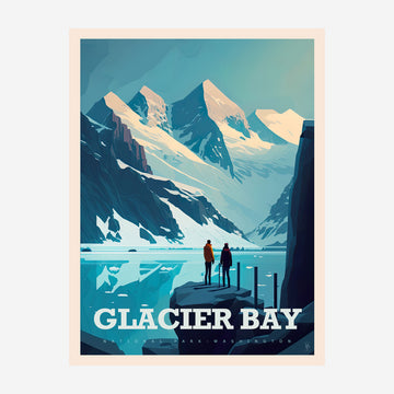 Glacier Bay National Park, Alaska Travel Poster