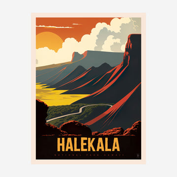 Haleakalā National Park, Hawaii Travel Poster