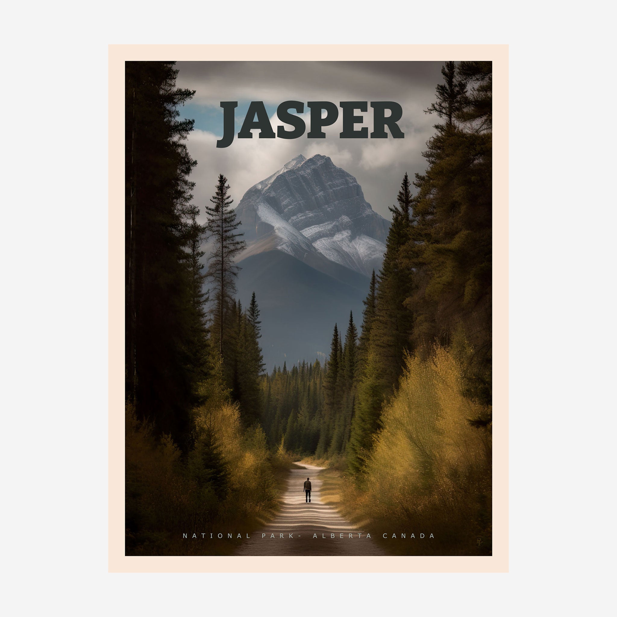 Jasper National Park Art Print - Canadian Wilderness Poster