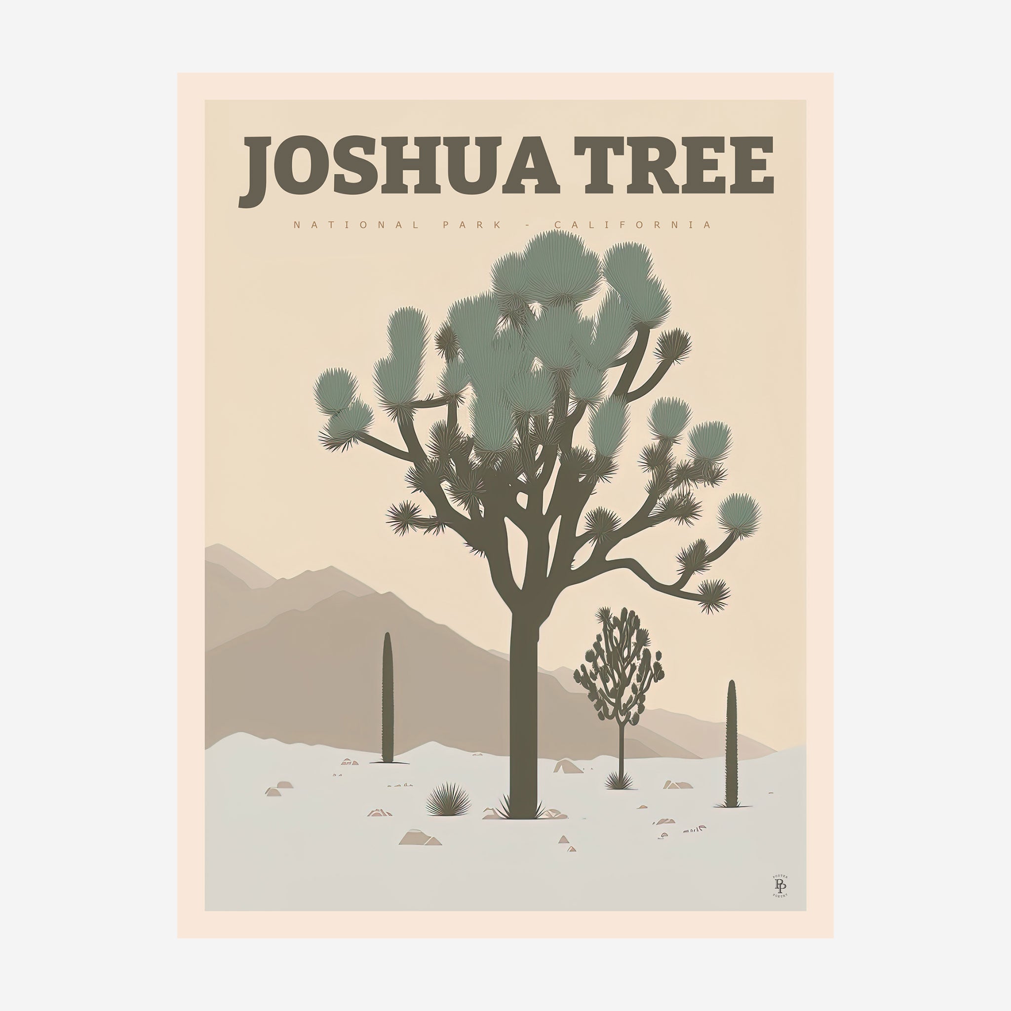 Joshua Tree National Park, California Travel Poster