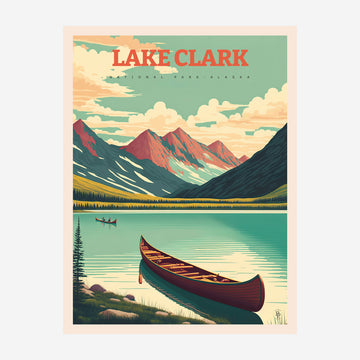 Lake Clark National Park, Alaska Travel Poster