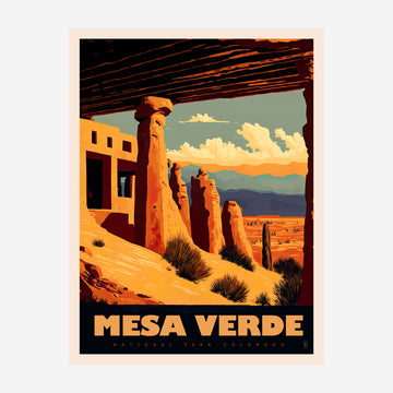 Mesa Verde National Park, Colorado Travel Poster