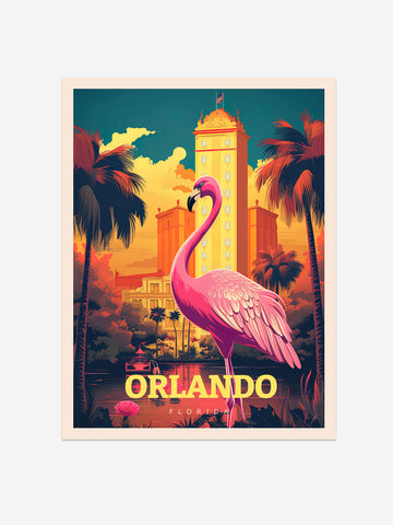 Orlando, Florida Travel Poster