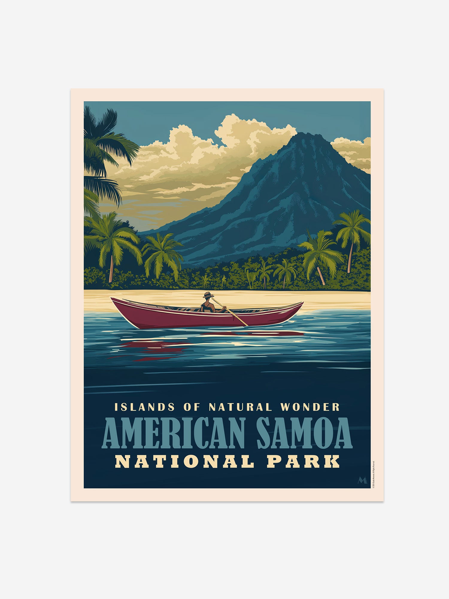 American Samoa National Park Poster - Exclusive Wall Art Print