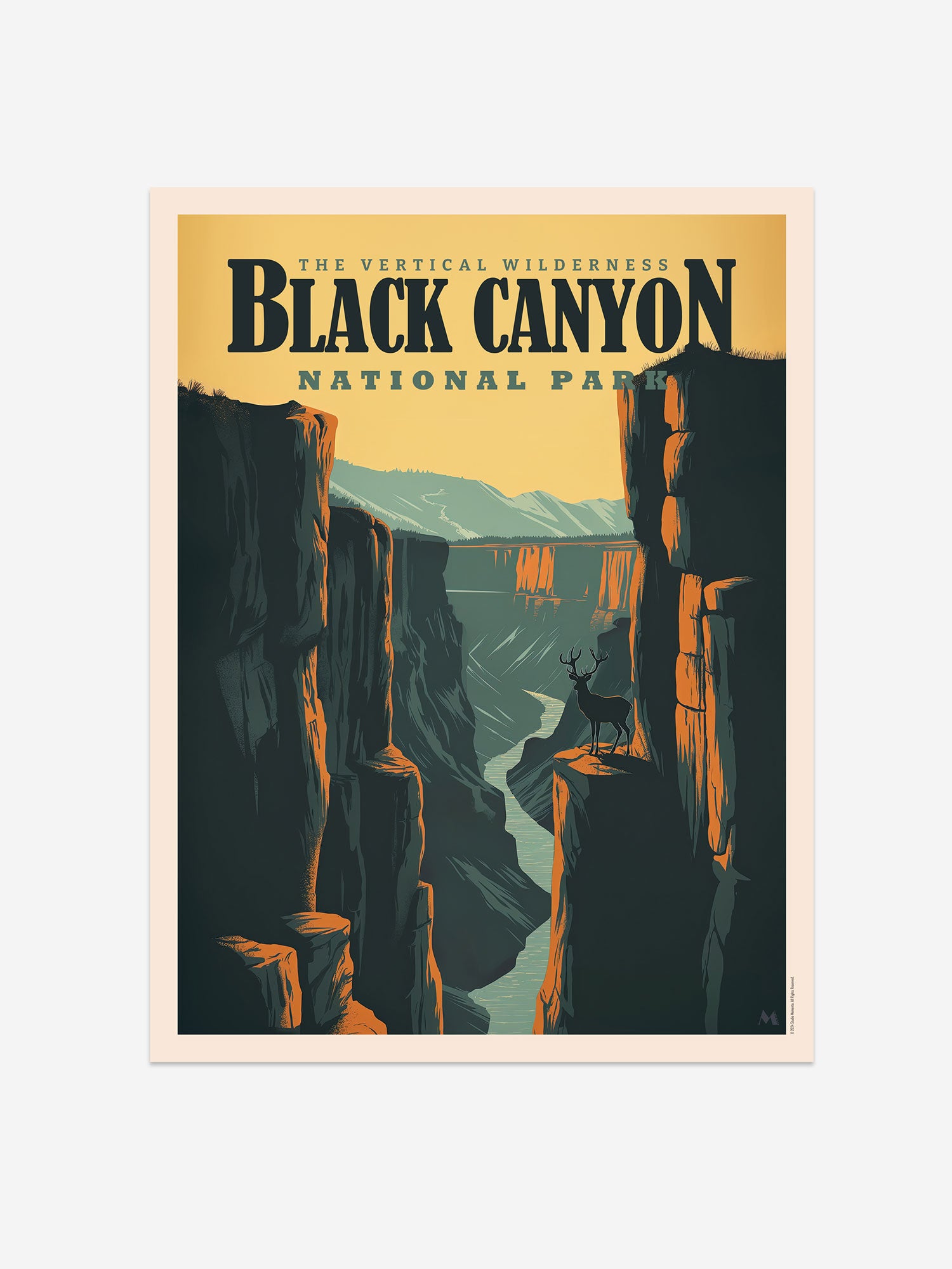 Black Canyon of the Gunnison National Park Poster - Exclusive Wall Art Print