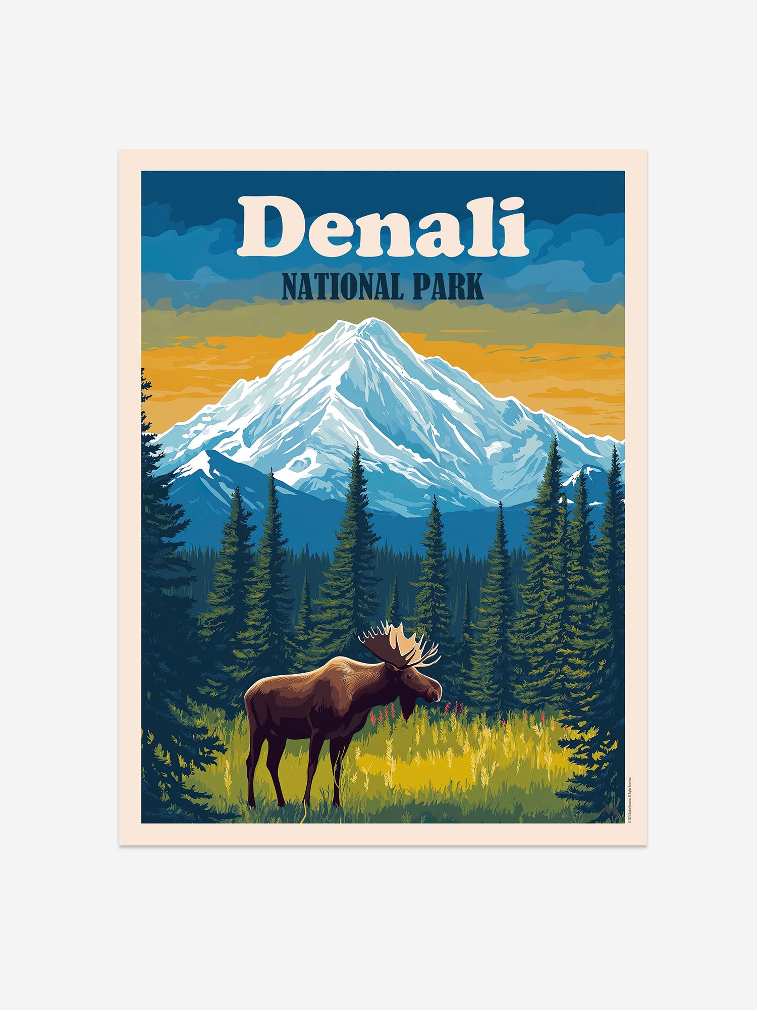 Denali National Park Poster - Exclusive Wall Art Print