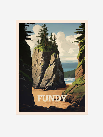 Fundy National Park Poster - Bay of Fundy Art