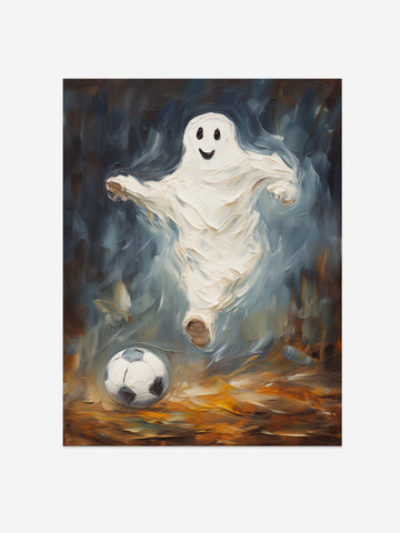 Gabby the Ghost Playing Soccer