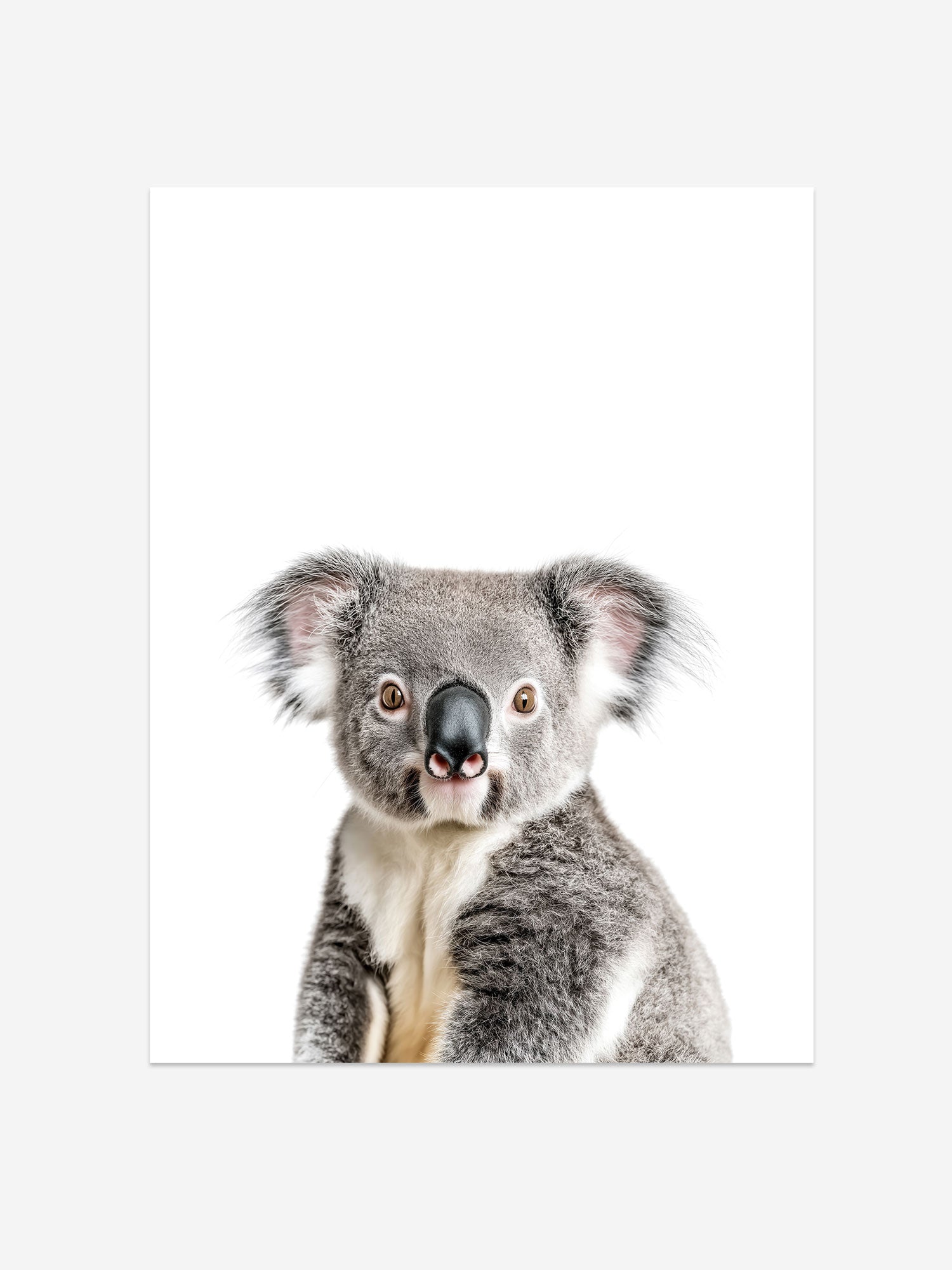 Baby Koala Nursery Print – Cozy Nursery Decor