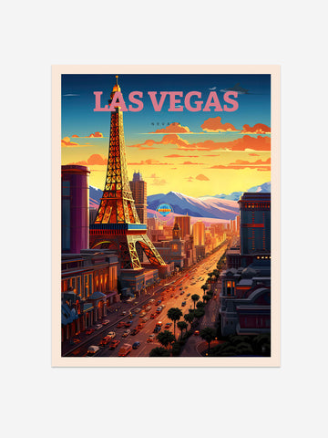 Las Vegas, Nevada Travel Poster