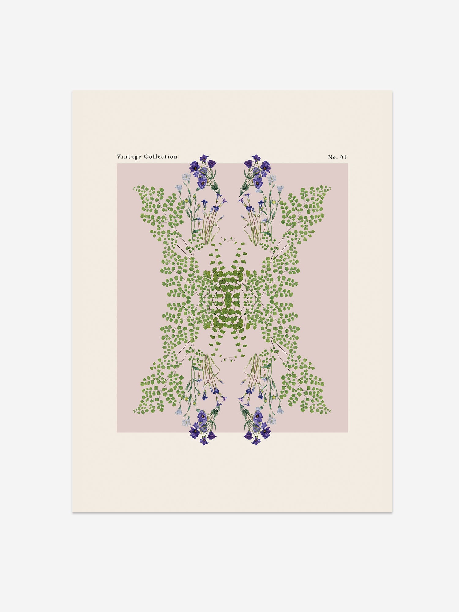 Botanical Harmony – Vintage Floral Print