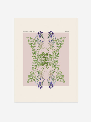 Botanical Harmony – Vintage Floral Print