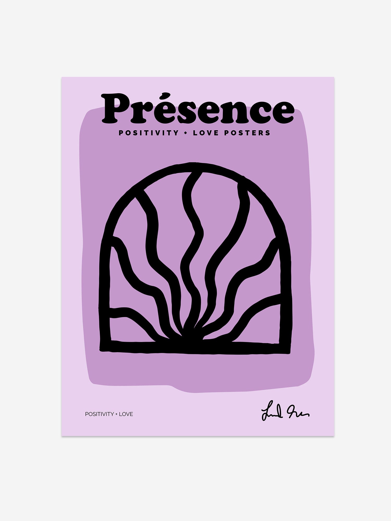 "Présence" – Serene Minimalist Art Print