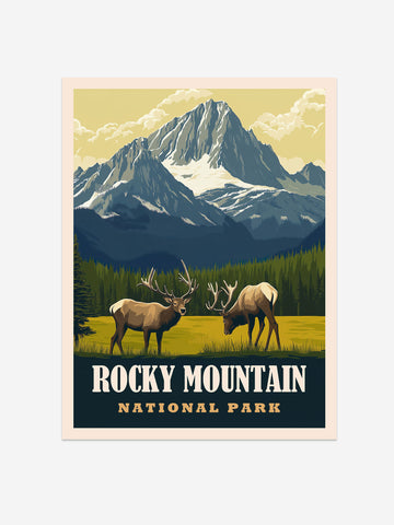 Rocky Mountain National Park Poster - Exclusive Wall Art Print