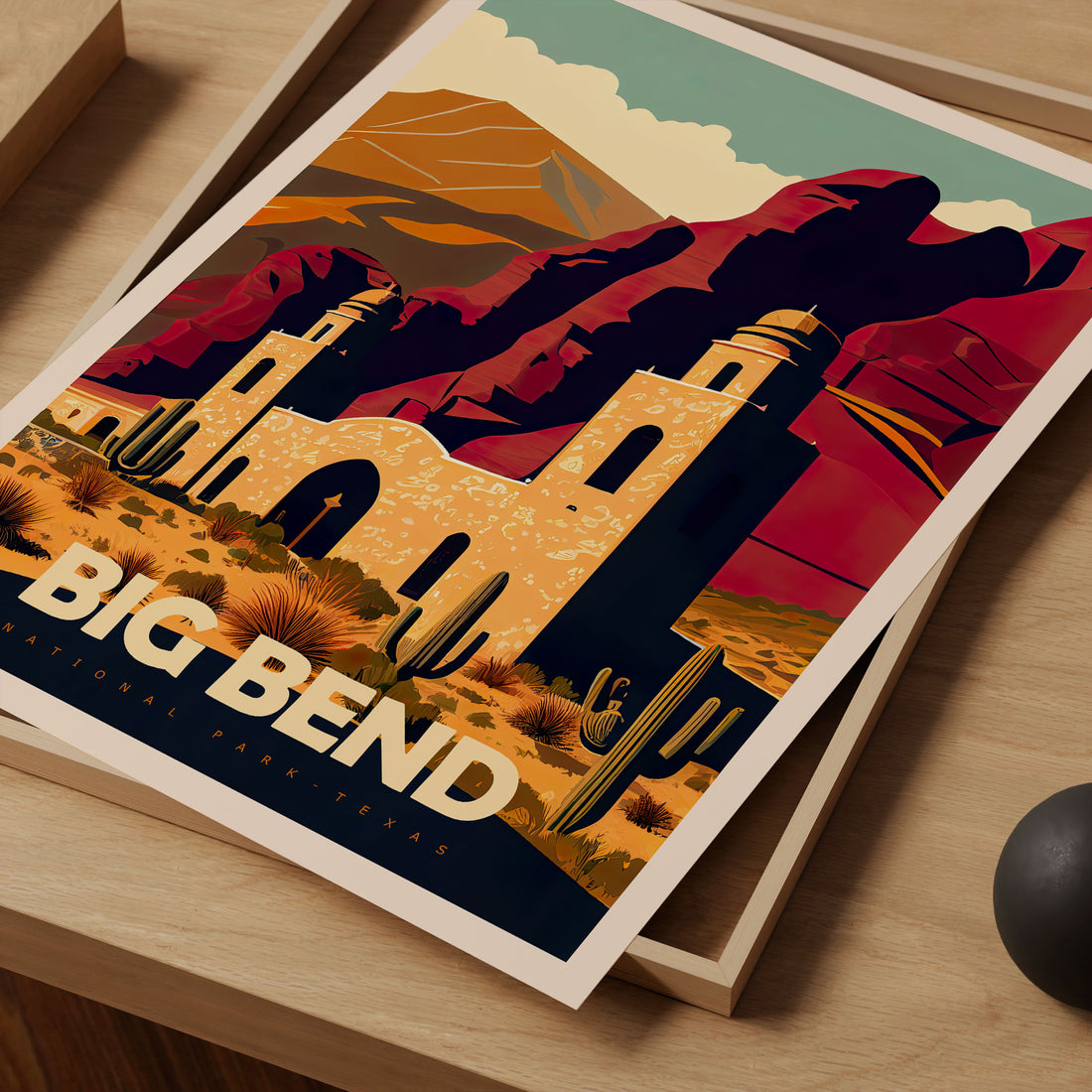 Big Bend National Park, Texas Travel Poster