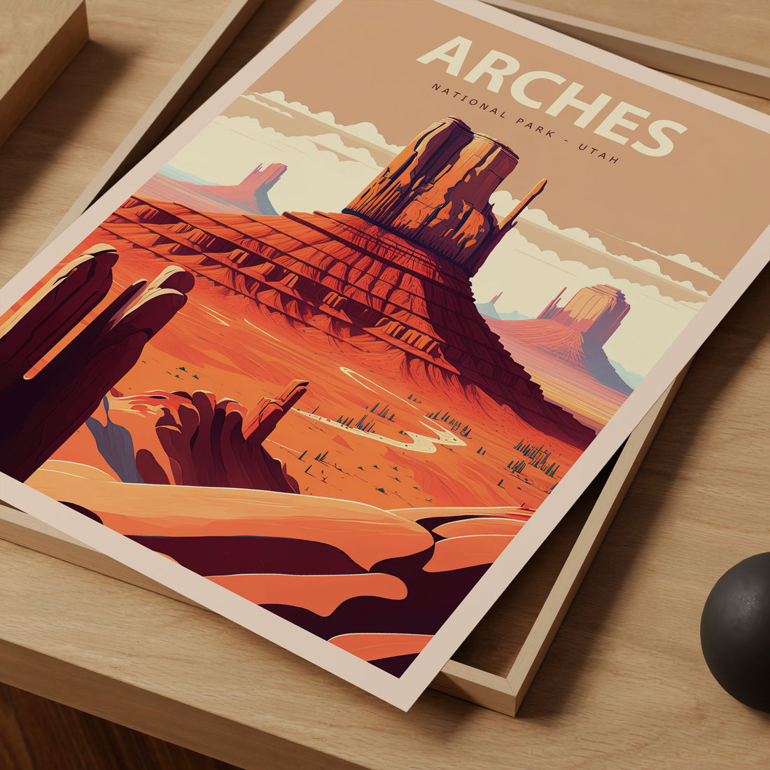 Arches National Park, Utah Travel Poster