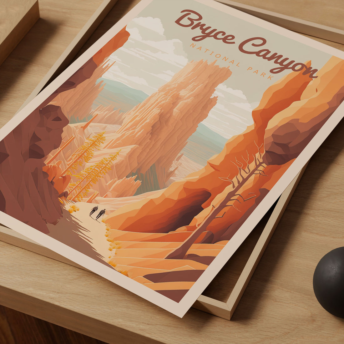 Bryce Canyon National Park, Utah Travel Poster