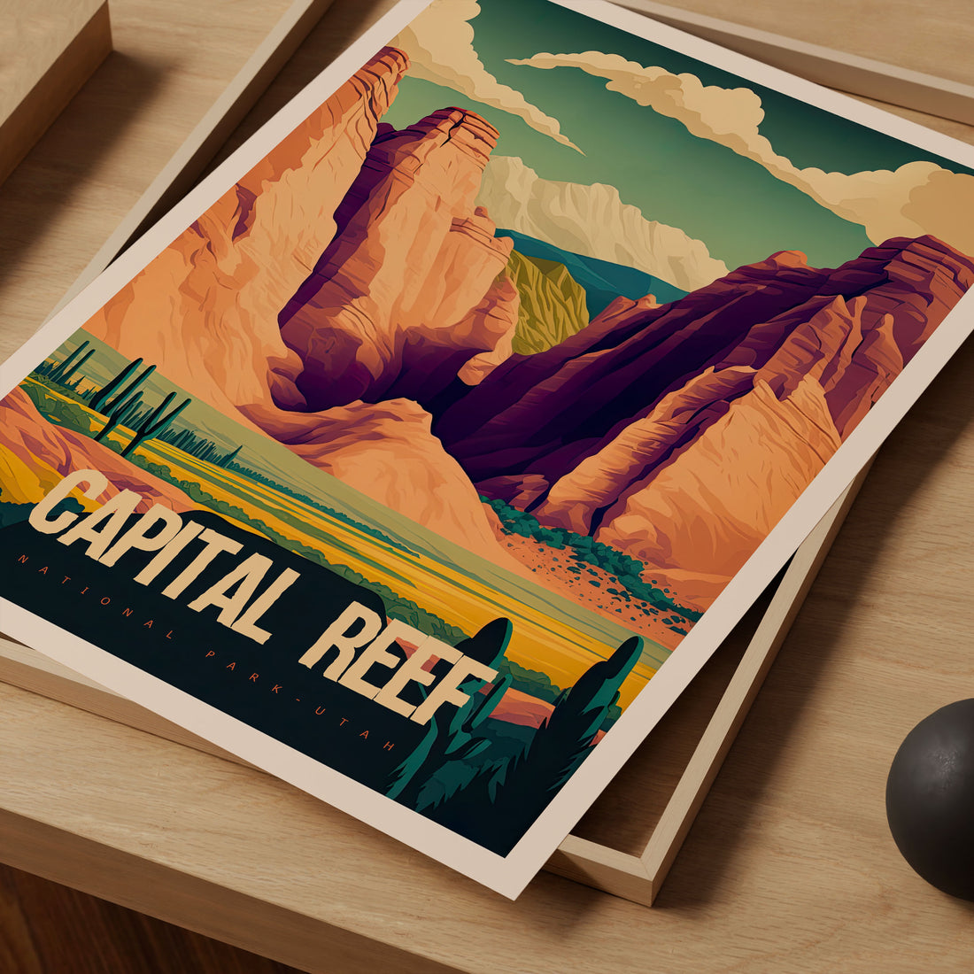 Capitol Reef National Park, Utah Travel Poster