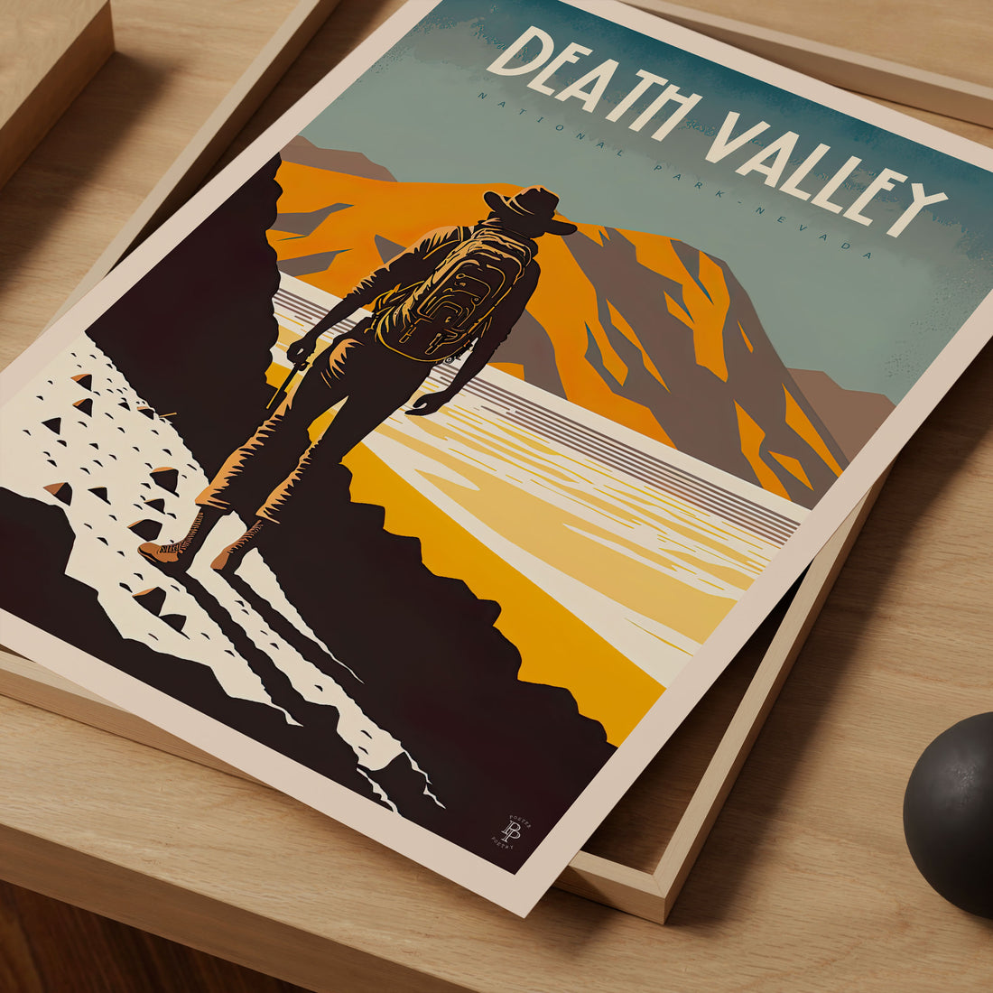 Death Valley National Park, California and Nevada Travel Poster