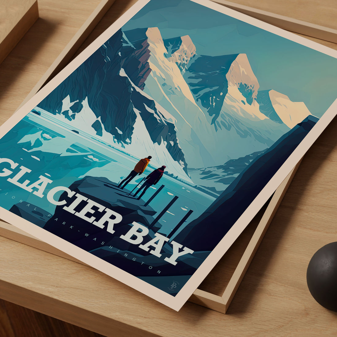 Glacier Bay National Park, Alaska Travel Poster