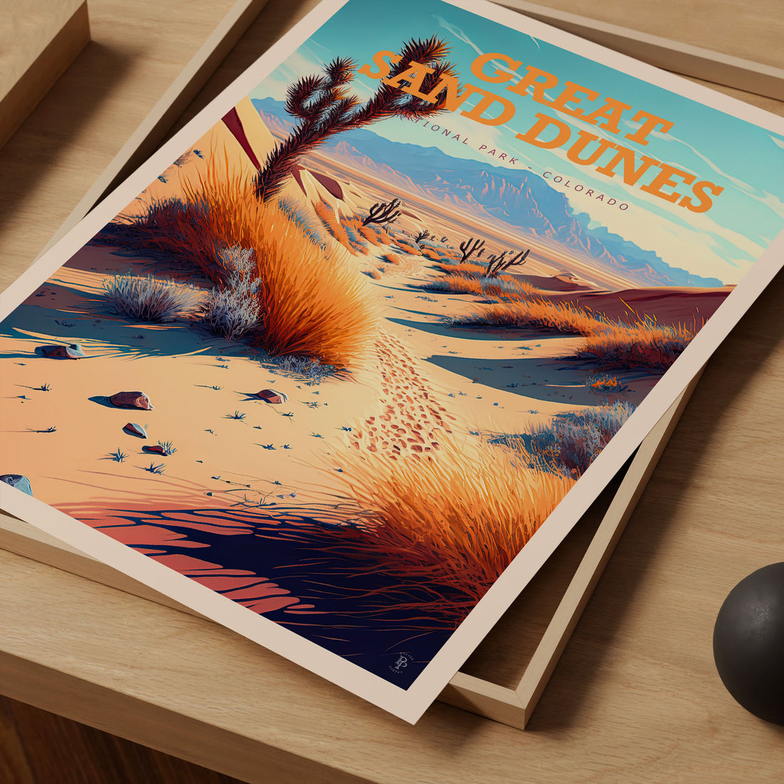 Great Sand Dunes National Park, Colorado Travel Poster