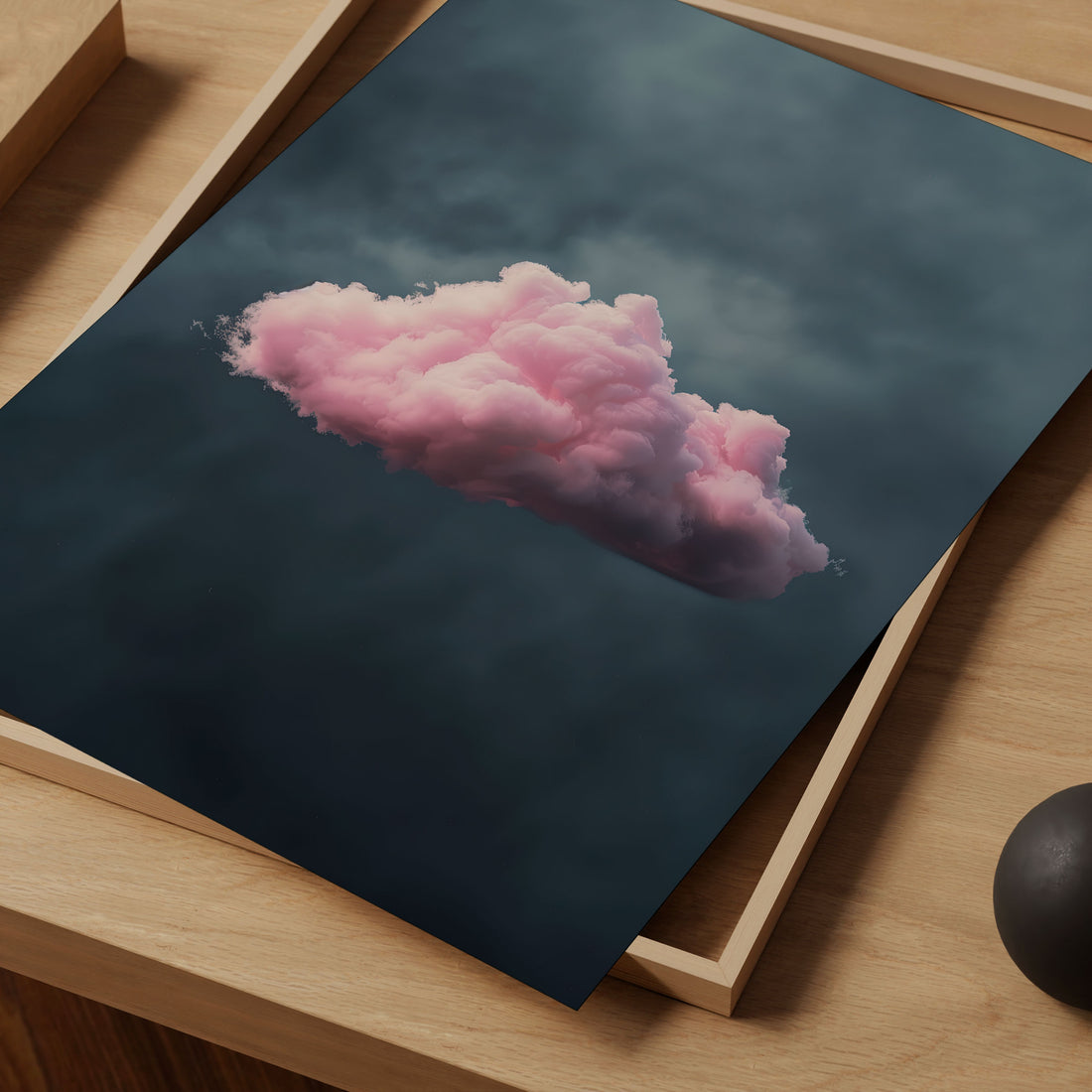 Blush Pink Cloud – Elegant and Soothing Wall Art