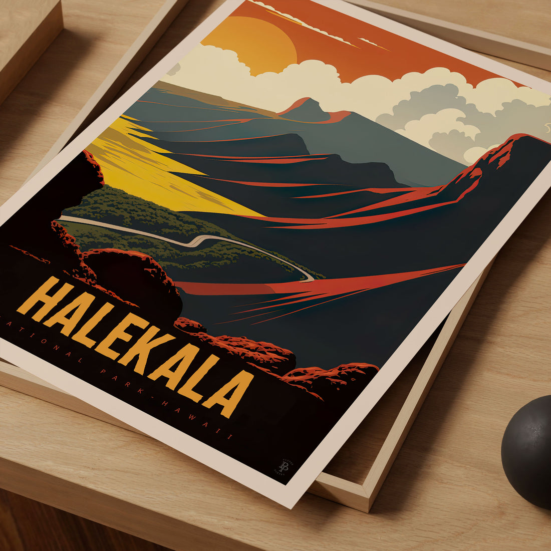 Haleakalā National Park, Hawaii Travel Poster