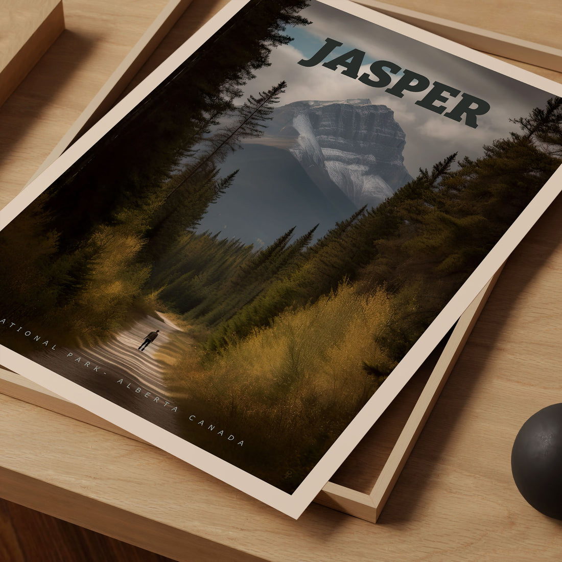 Jasper National Park Art Print - Canadian Wilderness Poster