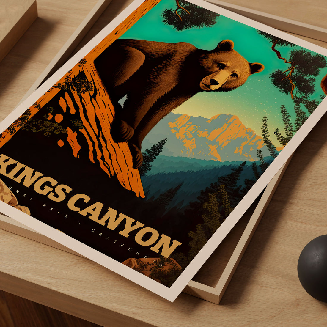 Kings Canyon National Park, California Travel Poster