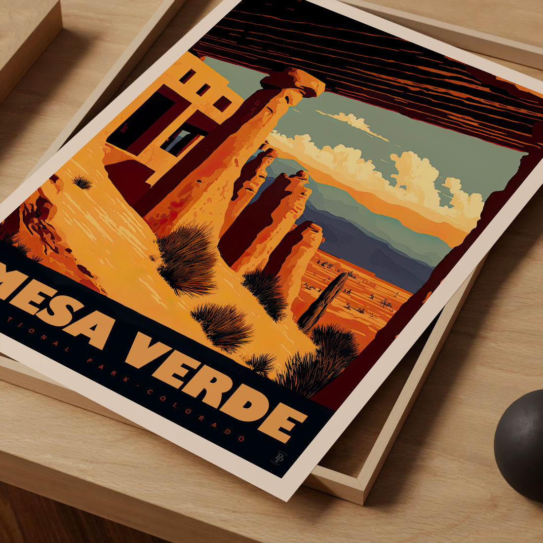 Mesa Verde National Park, Colorado Travel Poster