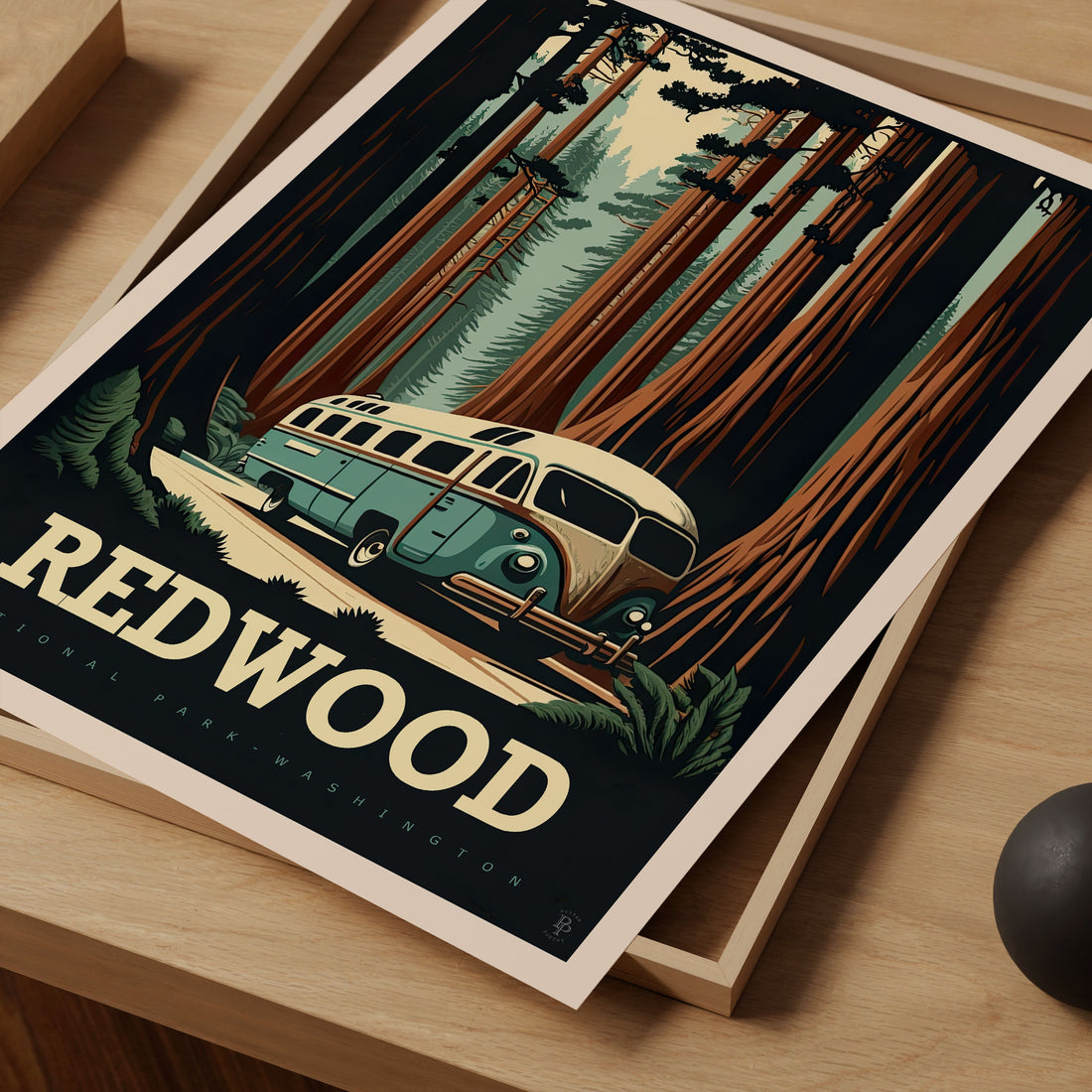 Redwood National Park, California Travel Poster