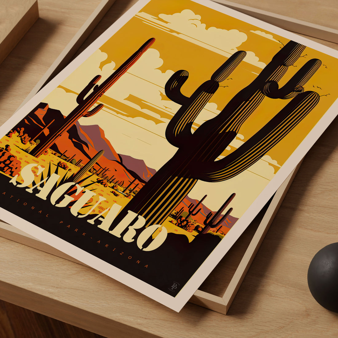 Saguaro National Park, Arizona Travel Poster