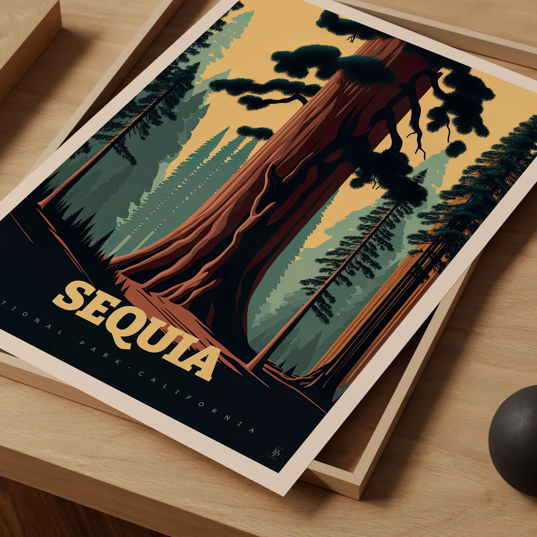 Sequoia National Park, California Travel Poster