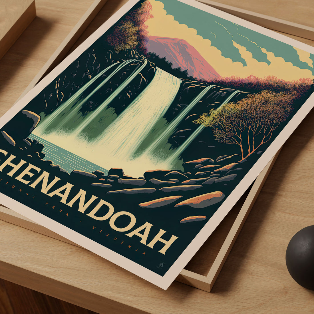 Shenandoah National Park, Virginia Travel Poster