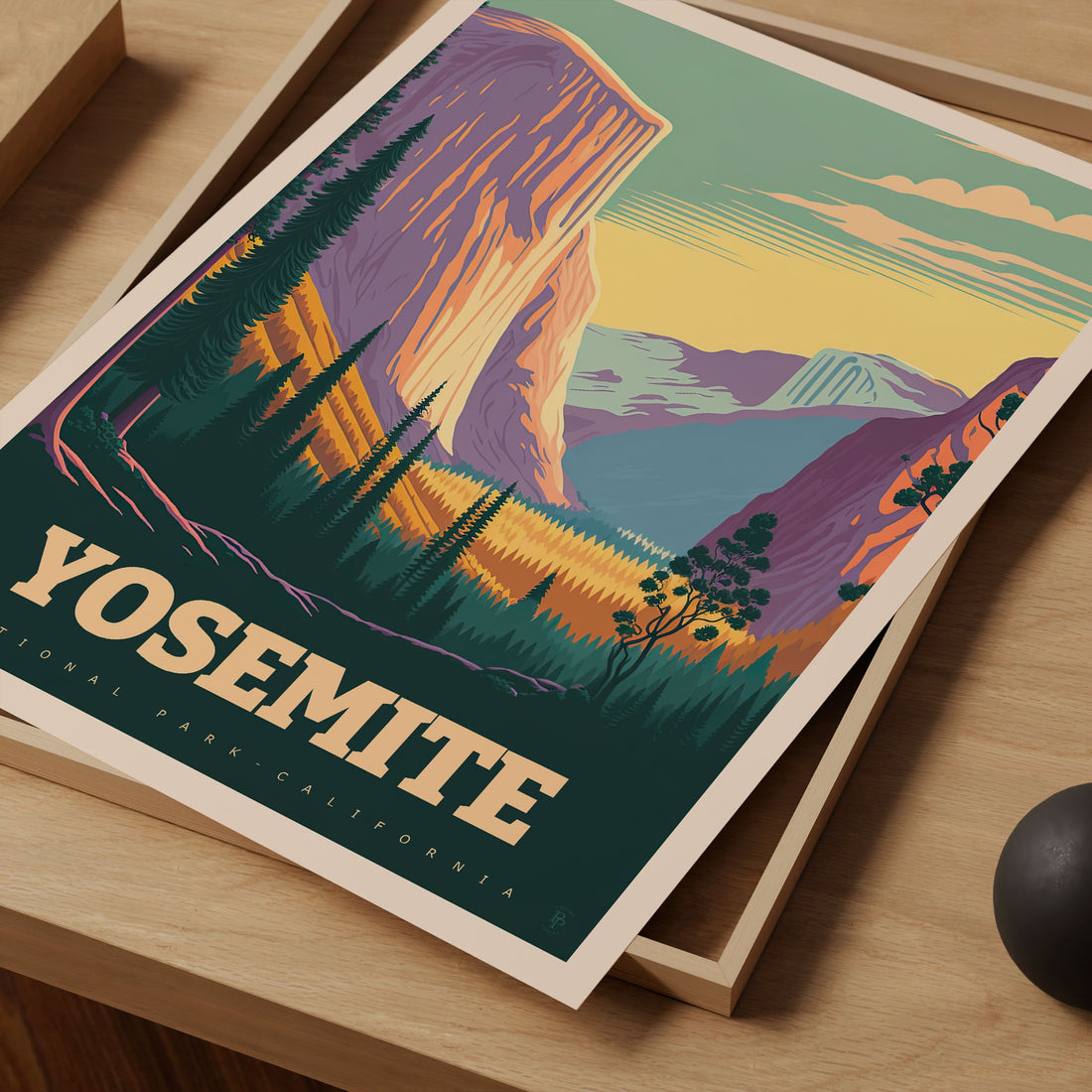 Yosemite National Park, California Travel Poster