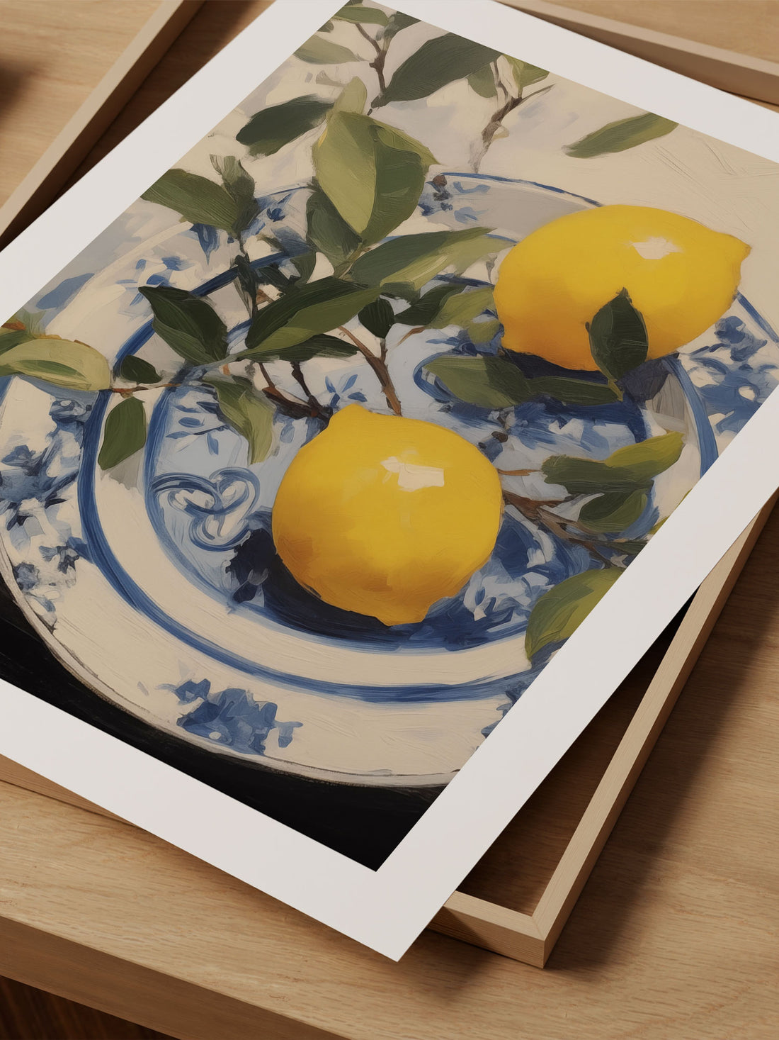 Classic Lemon Still Life Art Print