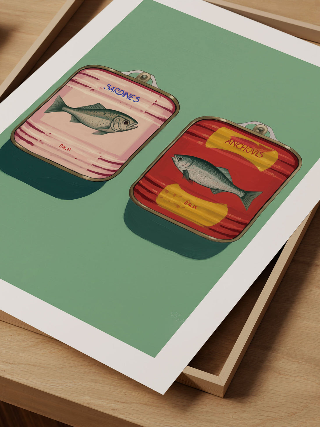 Sardines and Anchovies Pop Art Print