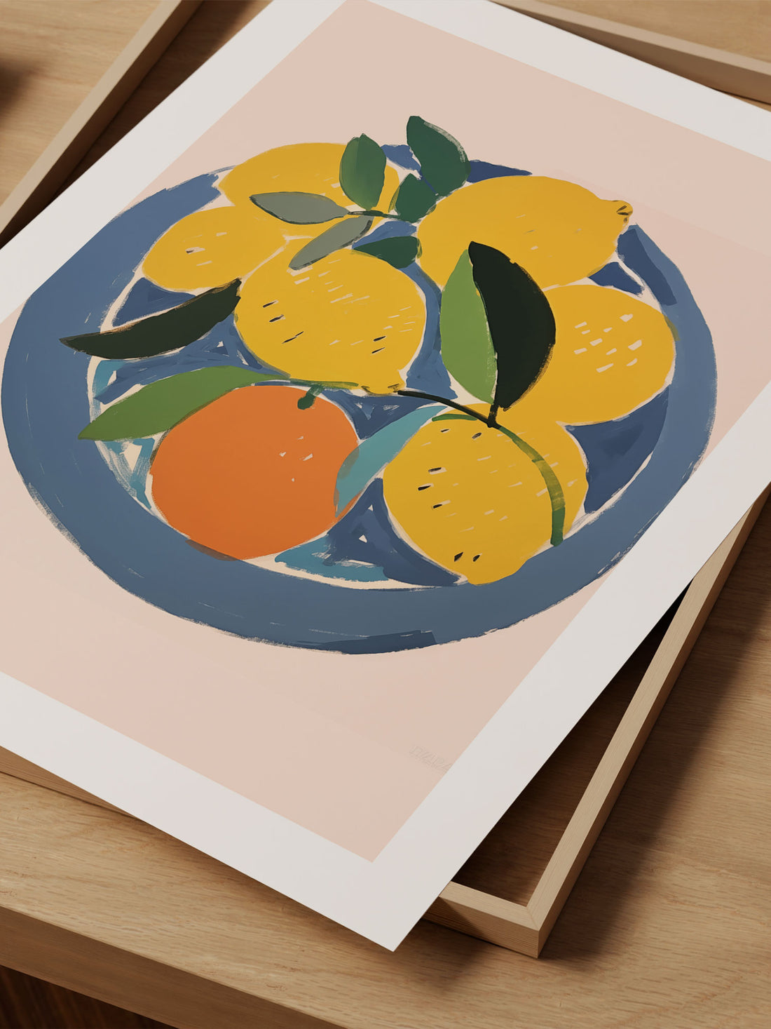 Modern Citrus Fruit Art Print