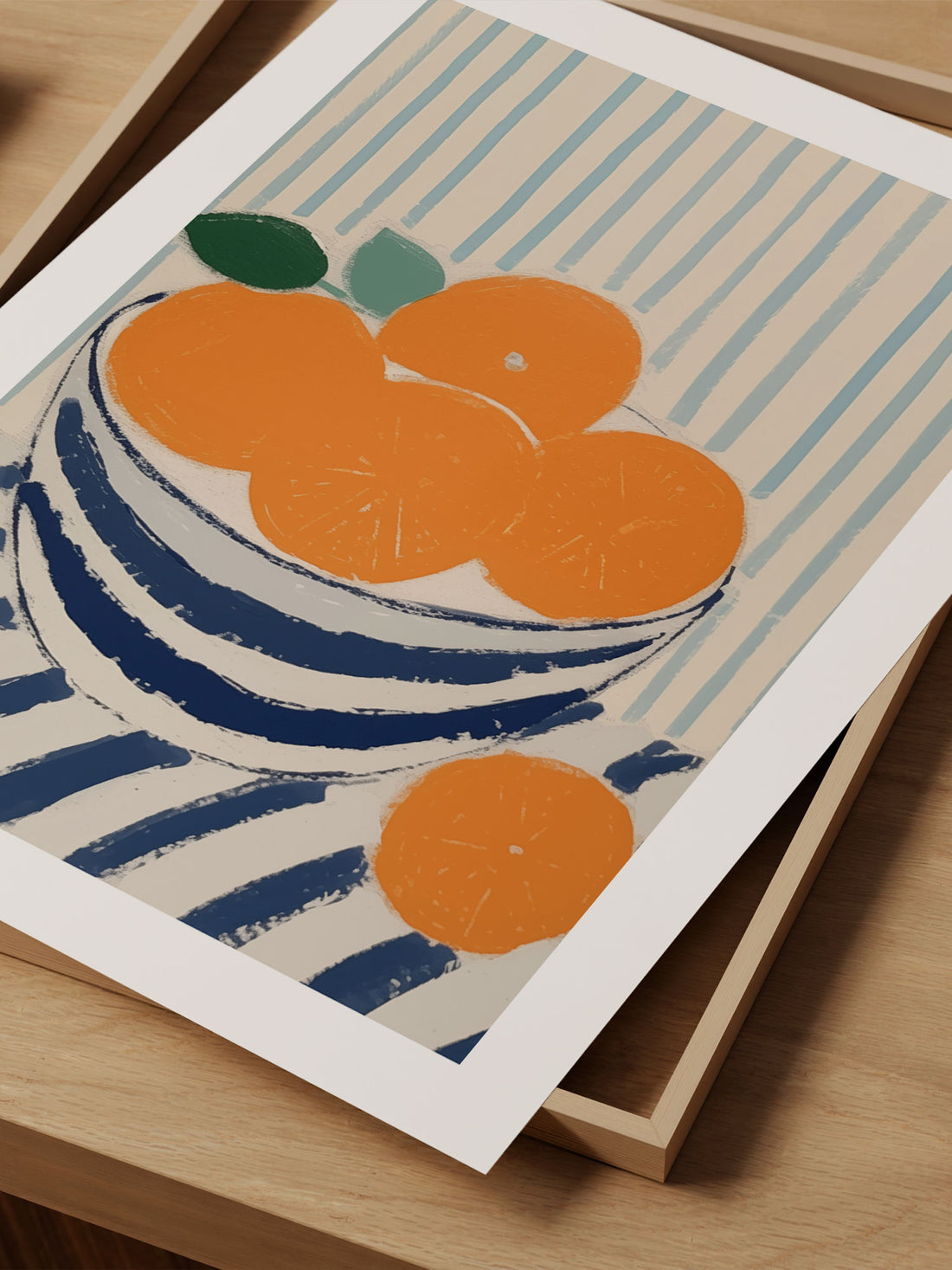 Vibrant Orange Bowl Art Print