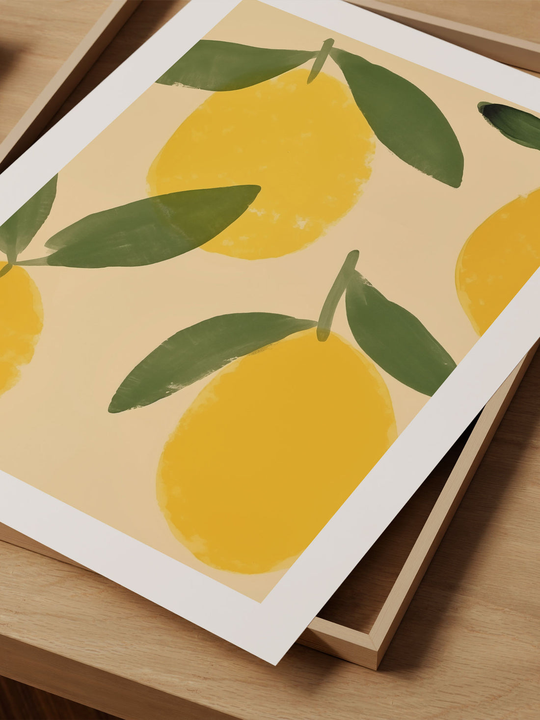 Minimalist Lemon Art Print