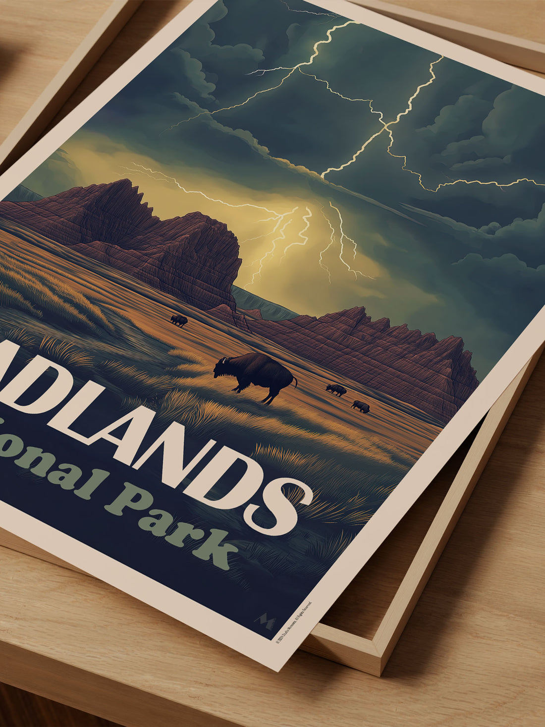 Badlands National Park Poster - Exclusive Wall Art Print