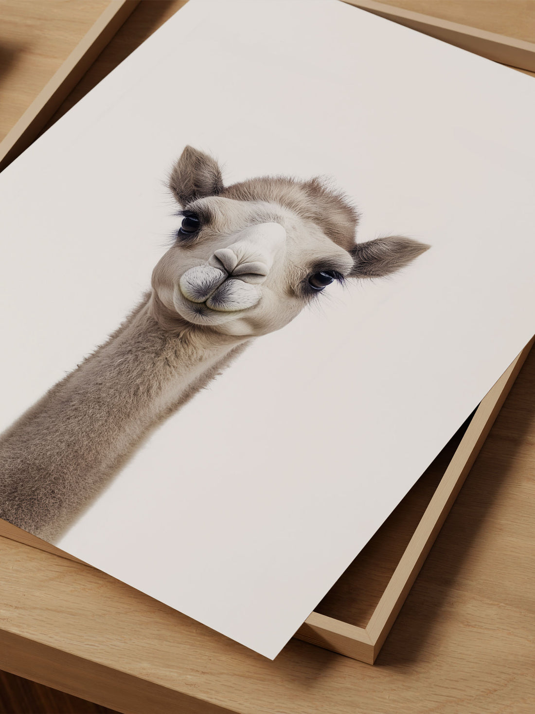 Baby Camel Photo Print – Baby Animals Collection – Cute Kids Wall Art