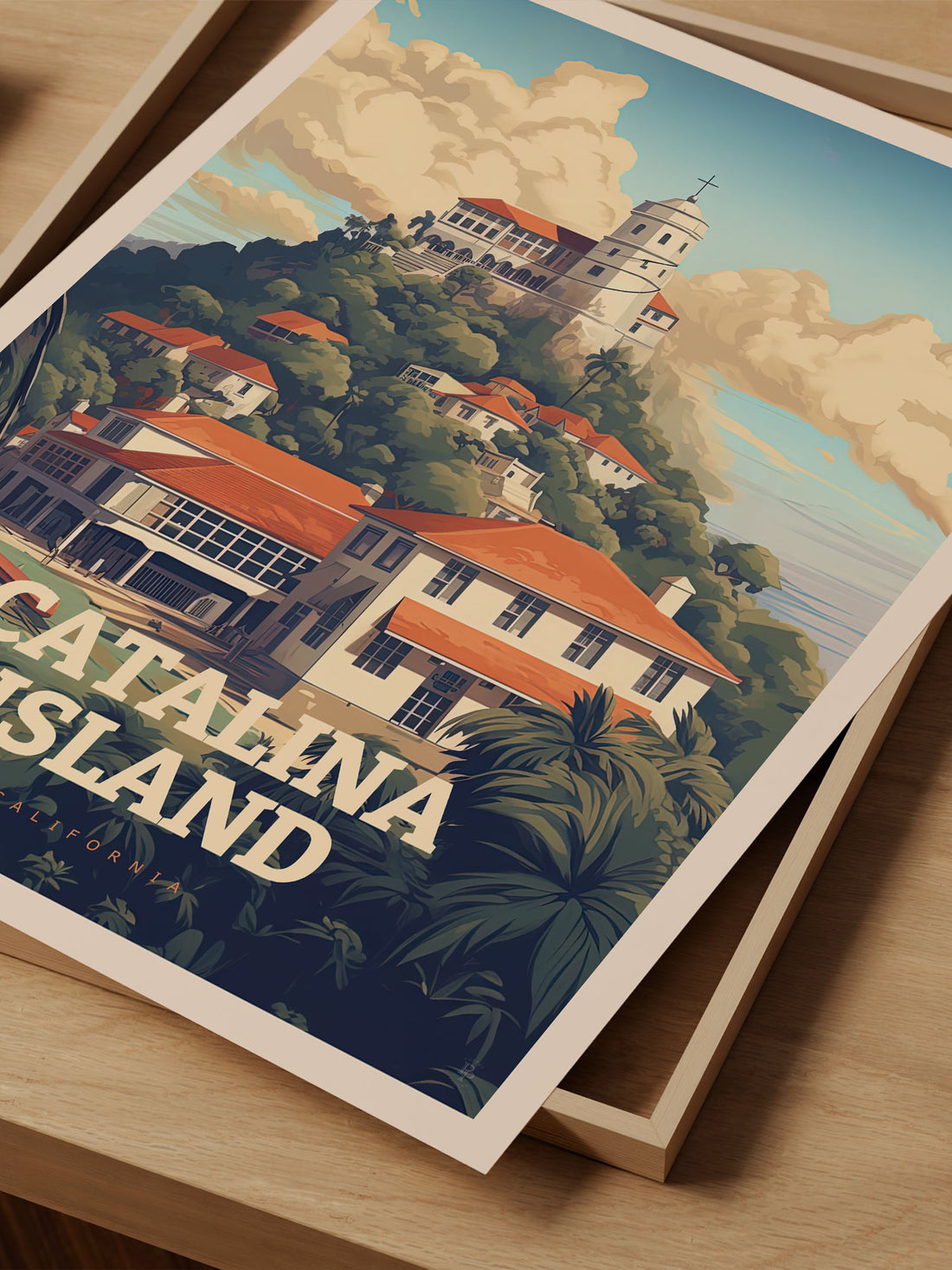 Catalina Island Travel Poster – Vintage-Inspired Wall Art Print