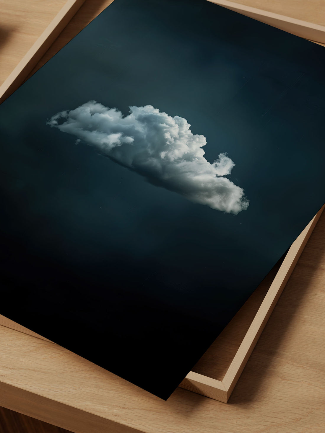 Mystical Indigo Cloud – Atmospheric Wall Art