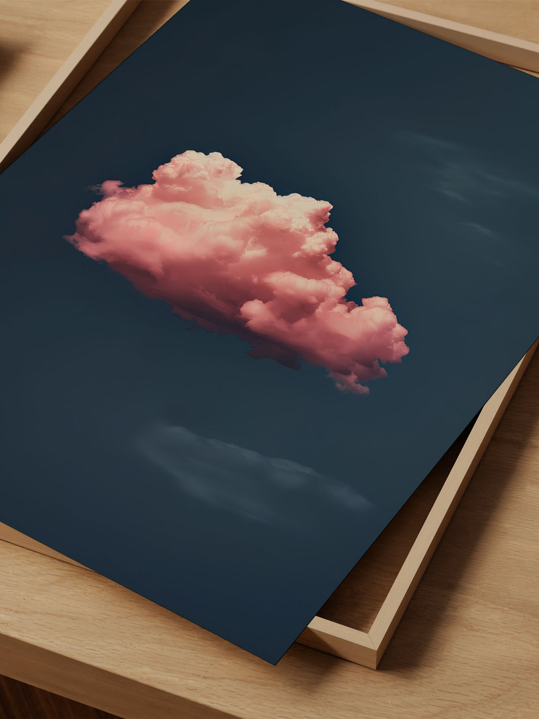 Ethereal Pink Cloudscape – Dreamy Wall Art