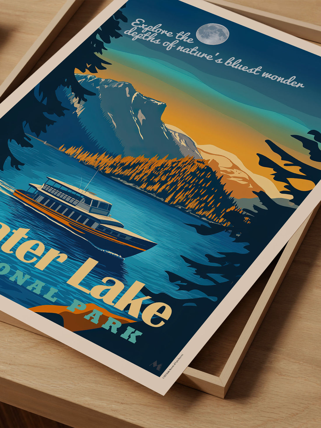 Crater Lake National Park Poster - Exclusive Wall Art Print